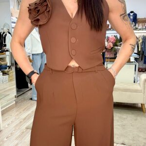 Gilet con fiore Imperial