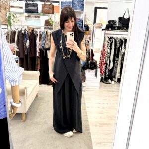 Completo susy mix lino e viscosa
