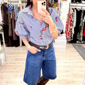Bermuda in denim motel