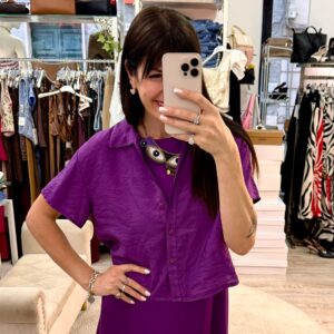 Camicia scatoletta in lyoncelle