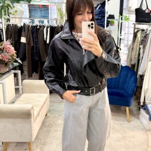 Susy mix bomber intrecciato
