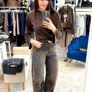 Jeans con ricamo Motel