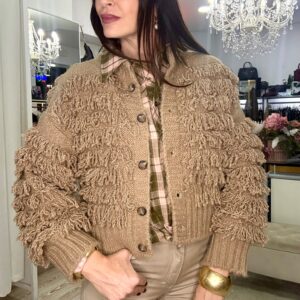 Cardigan frange Brend