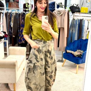 Pantalone maxi cargo Tensione in
